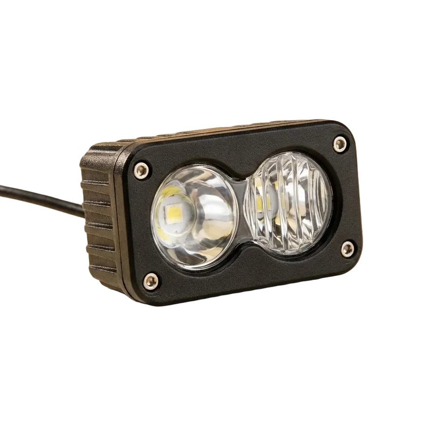 Heybike Baja Style dual-lens LED light with mount